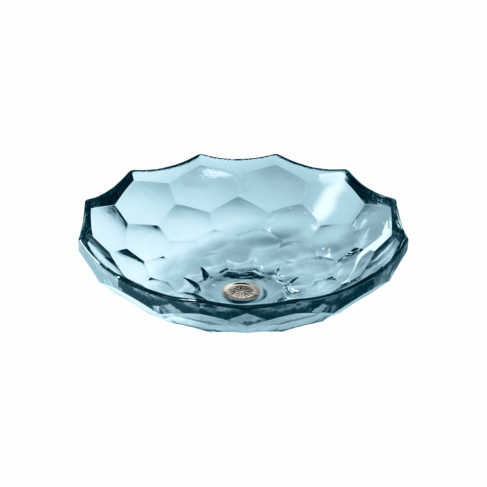 Kohler Briolette Faceted Glass Vessel Basin