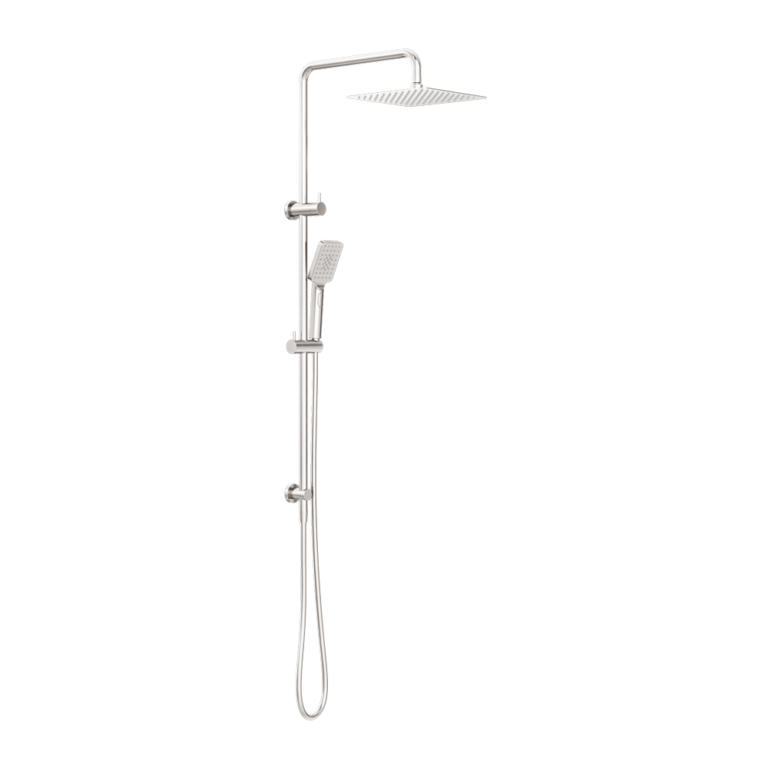 Nero Square Projet Twin Shower Brushed Nickel (NR232105EBN)