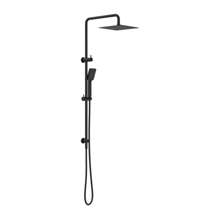 Nero Square Projet Twin Shower Matte Black (NR232105EMB)