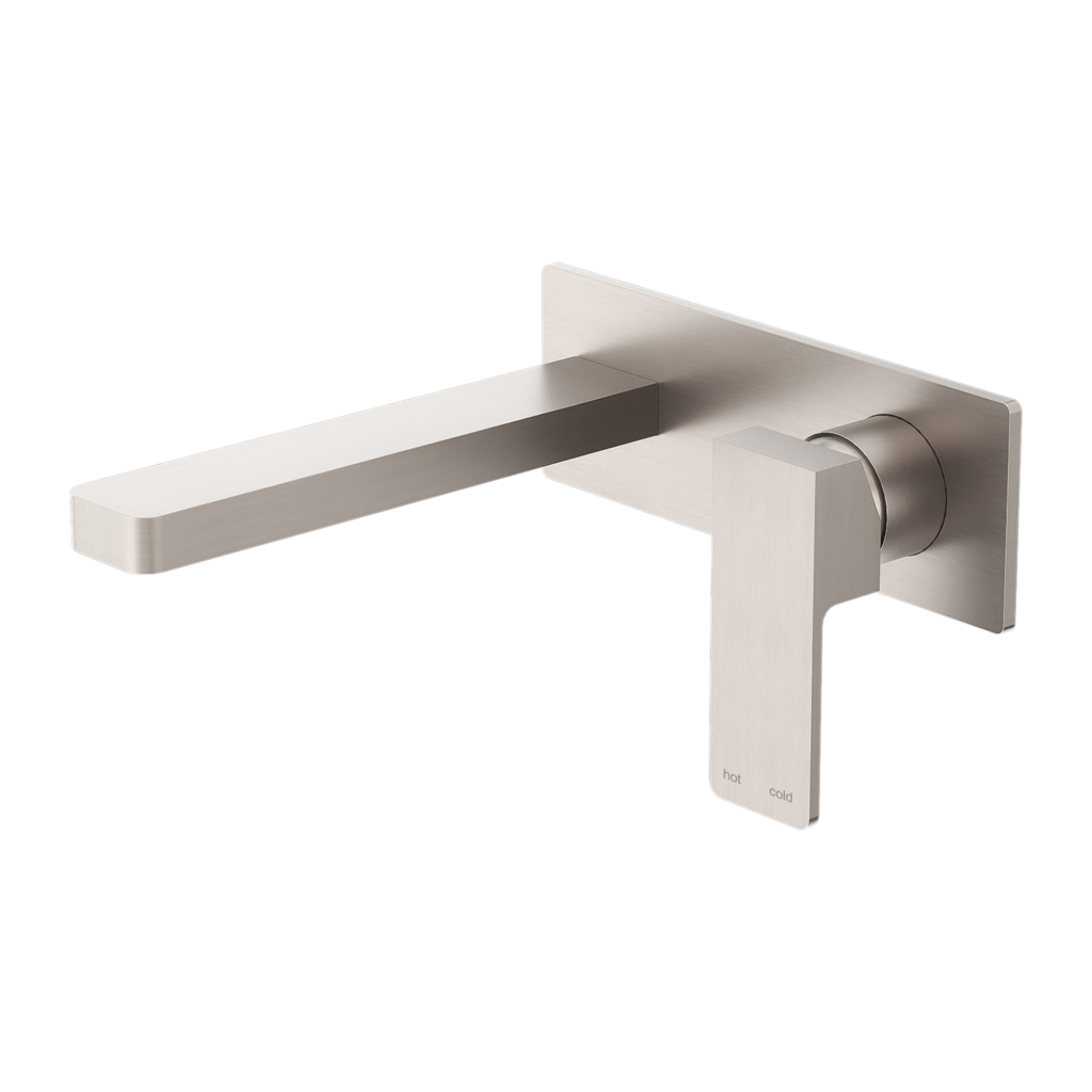 Nero Celia Wall Basin/Bath Mixer Brushed Nickel (NR301507ABN)