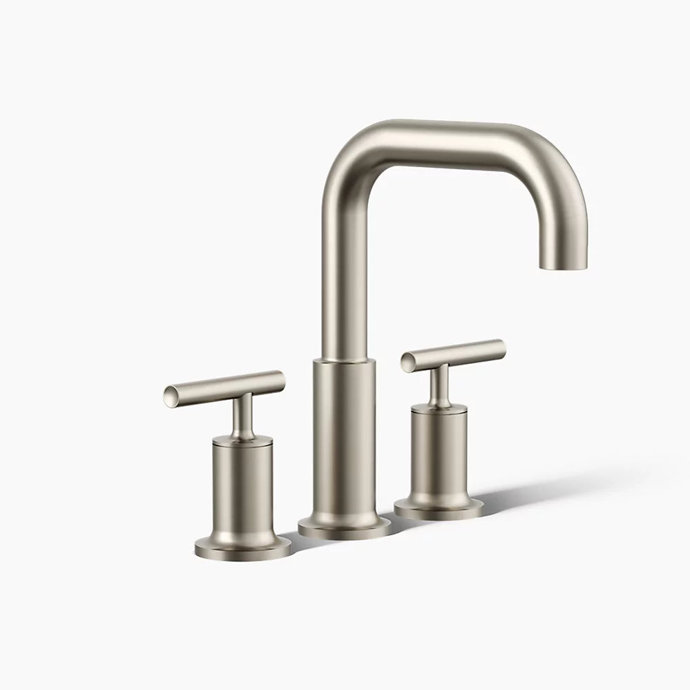 Kohler Purist Hob Mount Bath Set with Lever Handles Brushed Nickel (14428A-4-BN)
