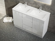 Nora Modena Floor Standing Double Bowl Vanity White W1190 * D455* H820 (RBV-1032MCWH1200D)