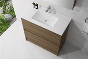 Nora Verona Floor Standing Vanity Walnut W740*D455*H820 (RBV-5009MCWN750)