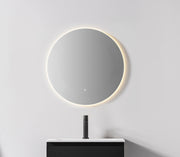 Nora Verona Round Backlit LED Mirror with Demister (JM-RD-600BL)