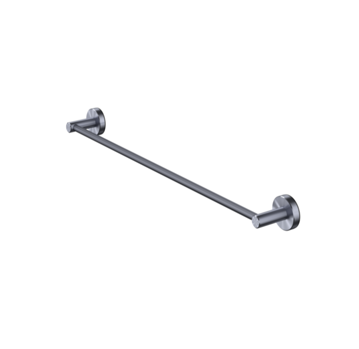 Methven Tūroa Single Towel Rail - Machined Graphite (TUST600GR)