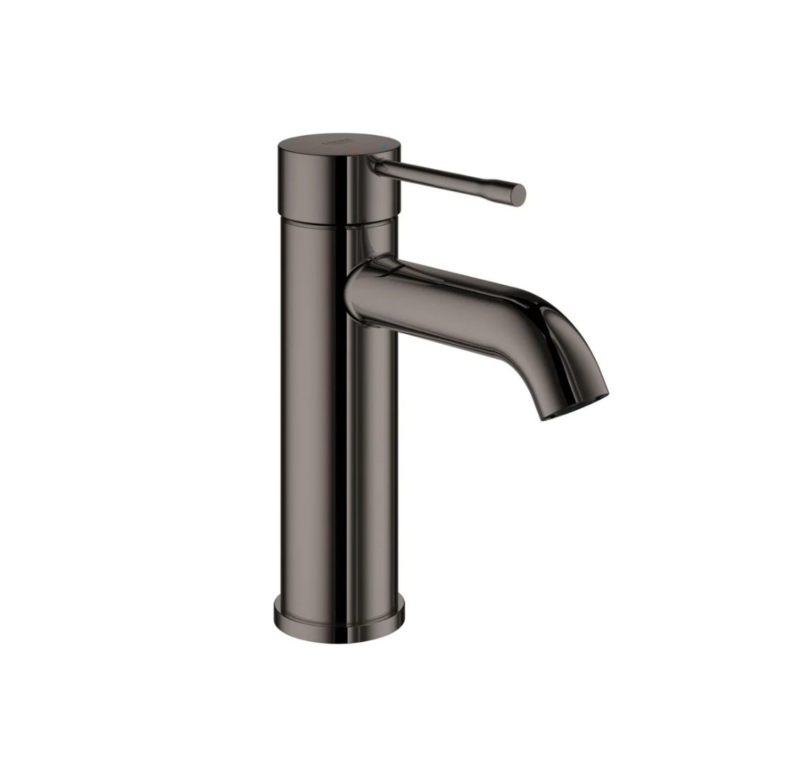 Grohe Essence New Basin Mixer Curved Spout Hard Graphite (23860A01)