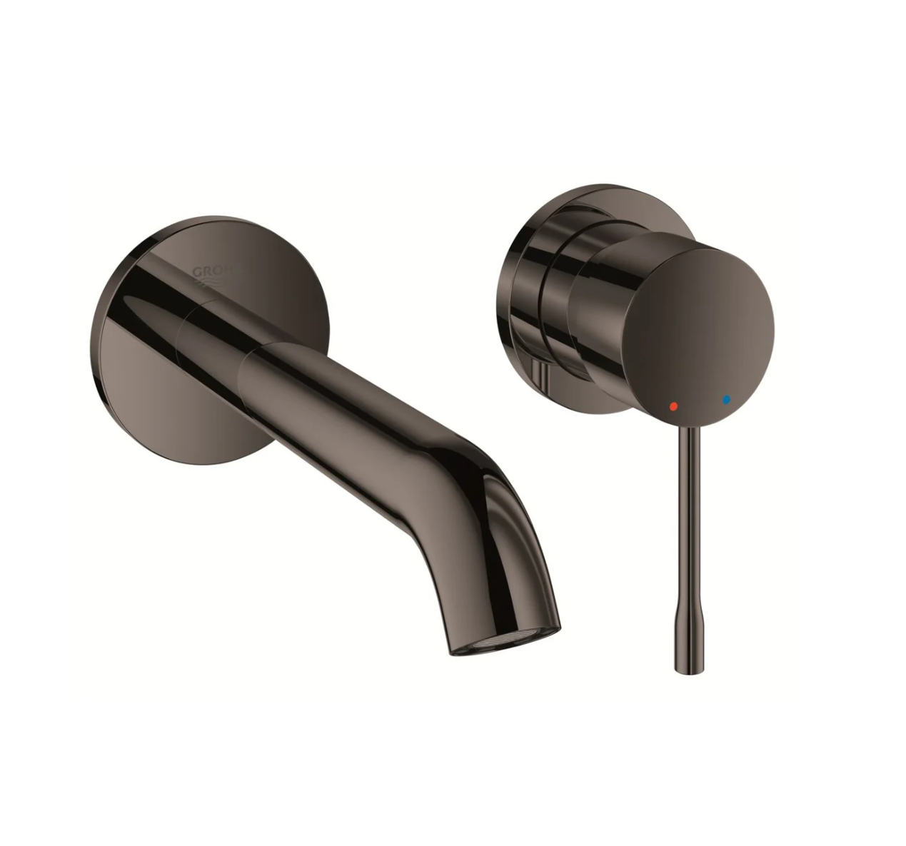 Grohe Essence New Wall Mounted Basin Mixer 183mm Hard Graphite (29134A01)