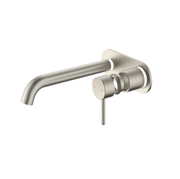Methven Minimalist MK2 Wall Mounted Mixer with Spout Trim Kit Lead Free - Brushed Nickel (MNWBNK-TKF)