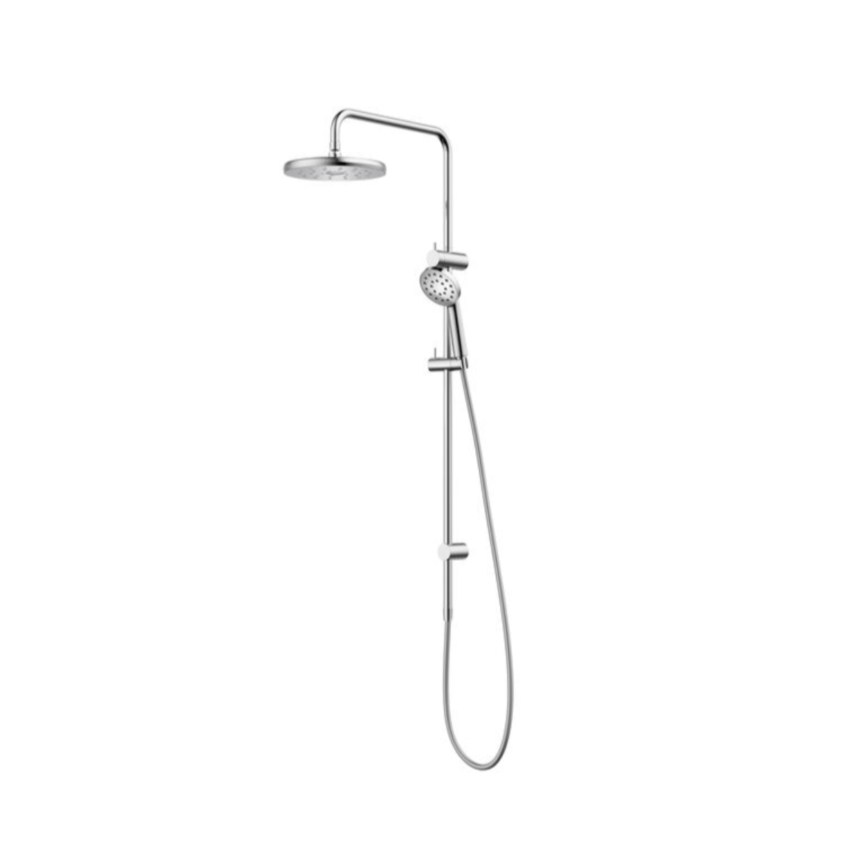 Methven Maku MK2 Satinjet Shower System Rail Shower & Overhead - Chrome (MASSCP33)