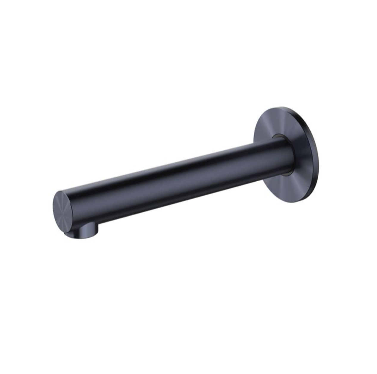 Methven Tūroa Wall Mounted Bath Spout - Brushed Gun Metal Black (TUSPWBTGM)