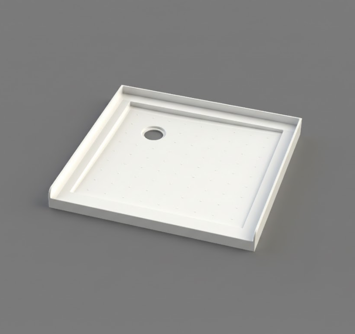 Nora Shower Tray 3-lip Square Corner Waste Left 1000mm (STS111CL)