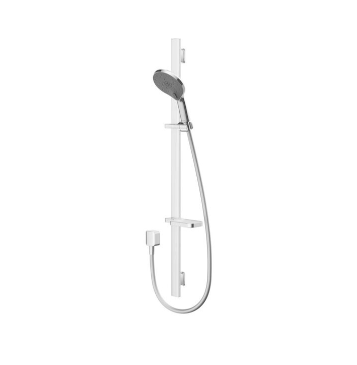 Methven Satinjet Koha MKII Rail Shower Chrome - Graphite (KHSRCPGR)