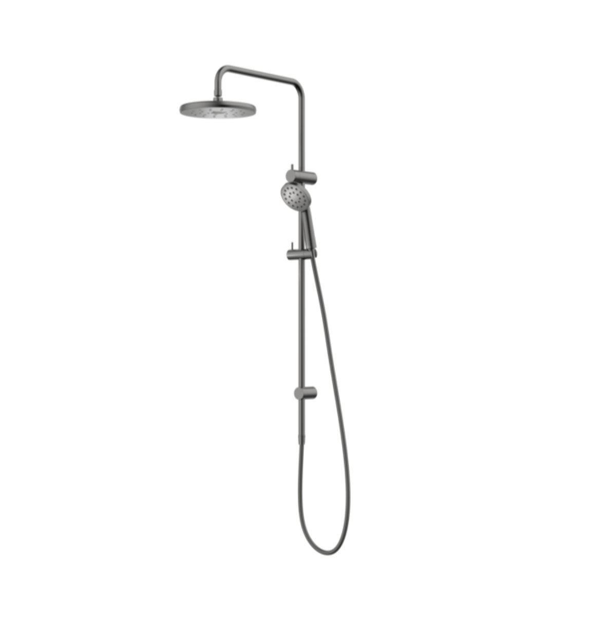 Methven Maku MK2 Satinjet Shower System Rail Shower & Overhead - Gunmetal (MASSGM33)