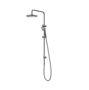 Methven Maku MK2 Satinjet Shower System Rail Shower & Overhead - Gunmetal (MASSGM33)