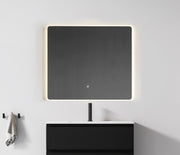 Nora Verona Rectangle Backlit LED Mirror with Demister (JM-RECT-9075BL)