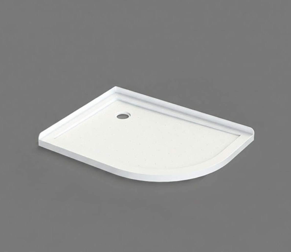 Nora Shower Tray Curve Left-Handed Corner Waste 1200×900mm (STC12CL)