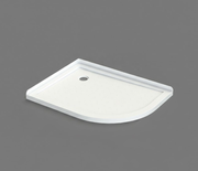 Nora Shower Tray Curve Left-Handed Corner Waste 1200×900mm (STC12CL)
