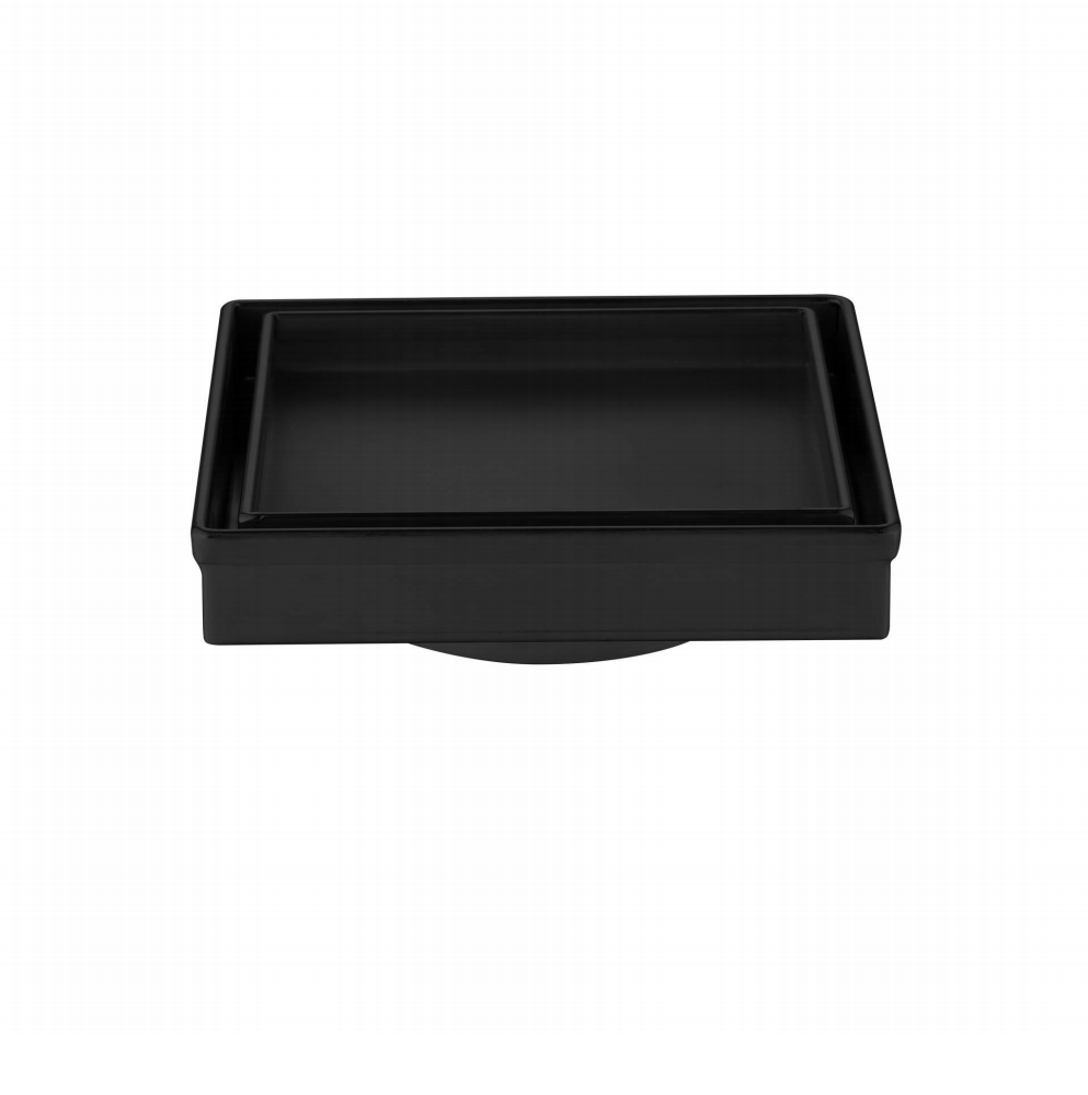 Nora Modena Tile Insert Floor Drain 115mm Matt Black  (TI-11575BK)