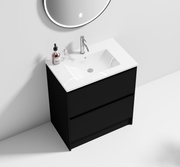 Nora Verona Floor Standing Vanity Charred Oak W740*D455*H820 (RBV-6009MCCO750) CABINET ONLY