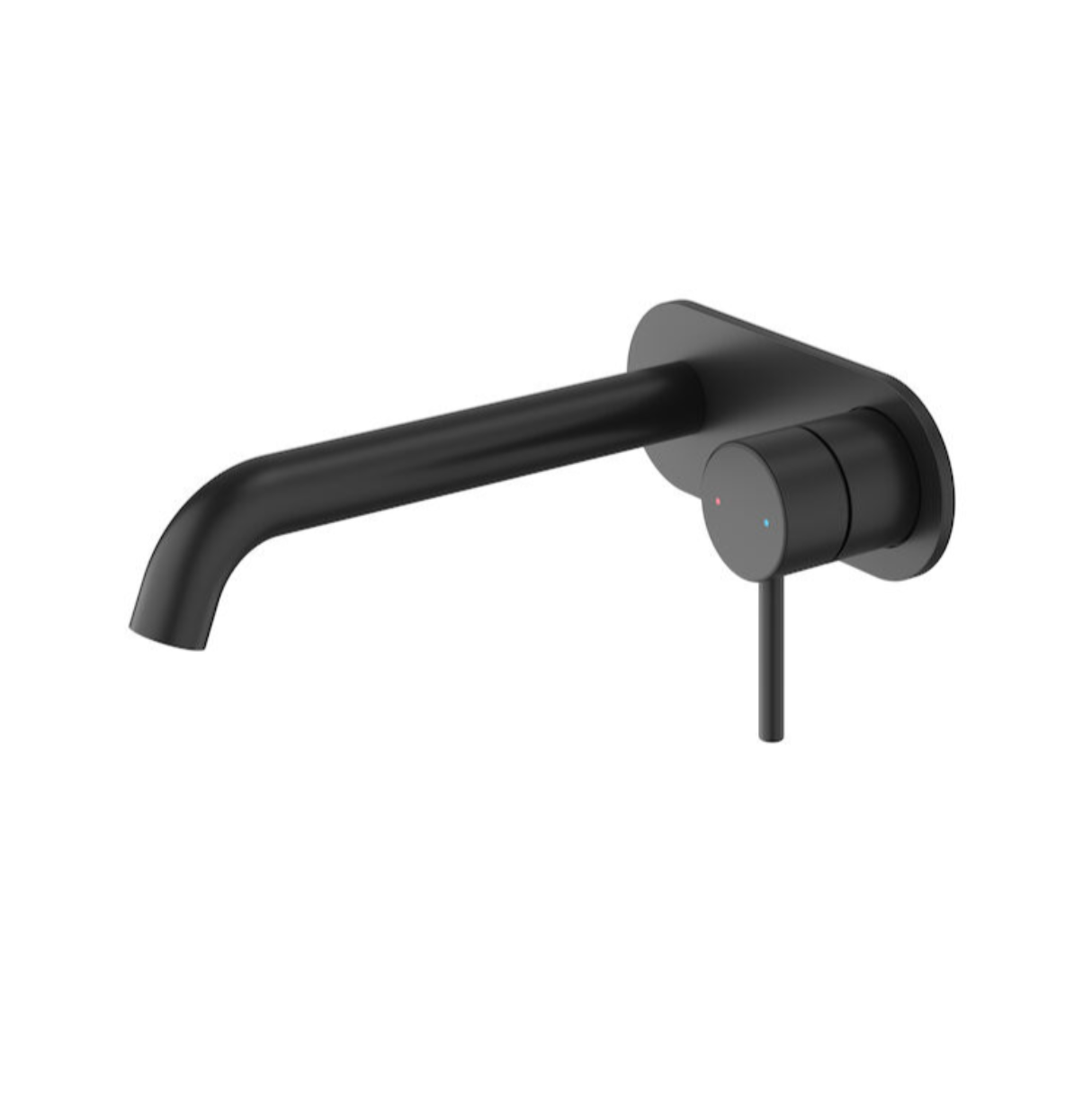 Methven Minimalist MK2 Wall Mounted Mixer with Spout Lead Free - Black (MNWBBKF)