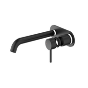 Methven Minimalist MK2 Wall Mounted Mixer with Spout Trim Kit Lead Free - Black (MNWBBK-TKF)