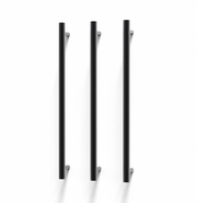 Nora Venezia Heated Towel Rail Single Pole Round H900*D10*∅38mm Gunmetal (ICR01-GM-900)