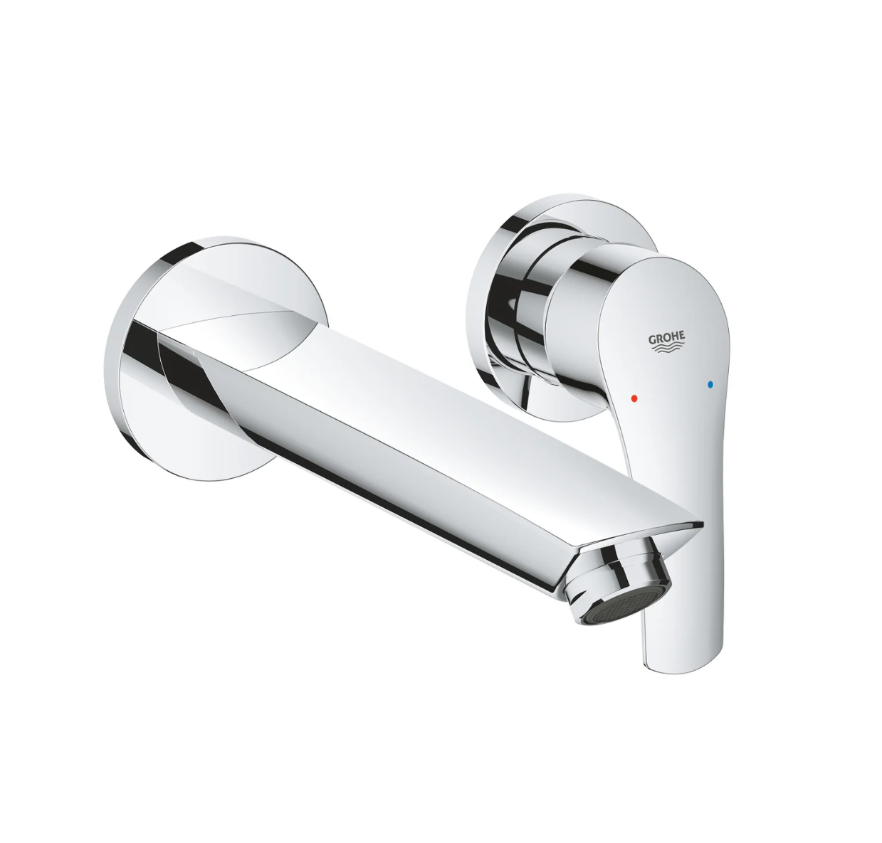 Grohe Eurosmart New Wall Mounted Basin Mixer 211mm Chrome (29349003)