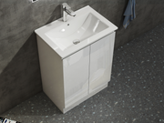 Nora Modena Floor Standing Vanity White W590*D260*H830 (LDJA600WMC)