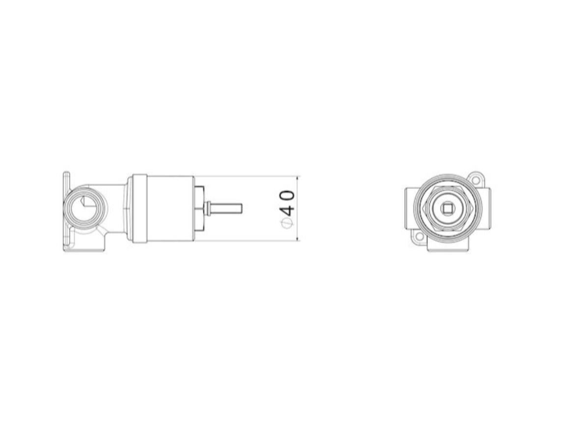 Methven Universal In-wall Body Diverter (UIB-D)