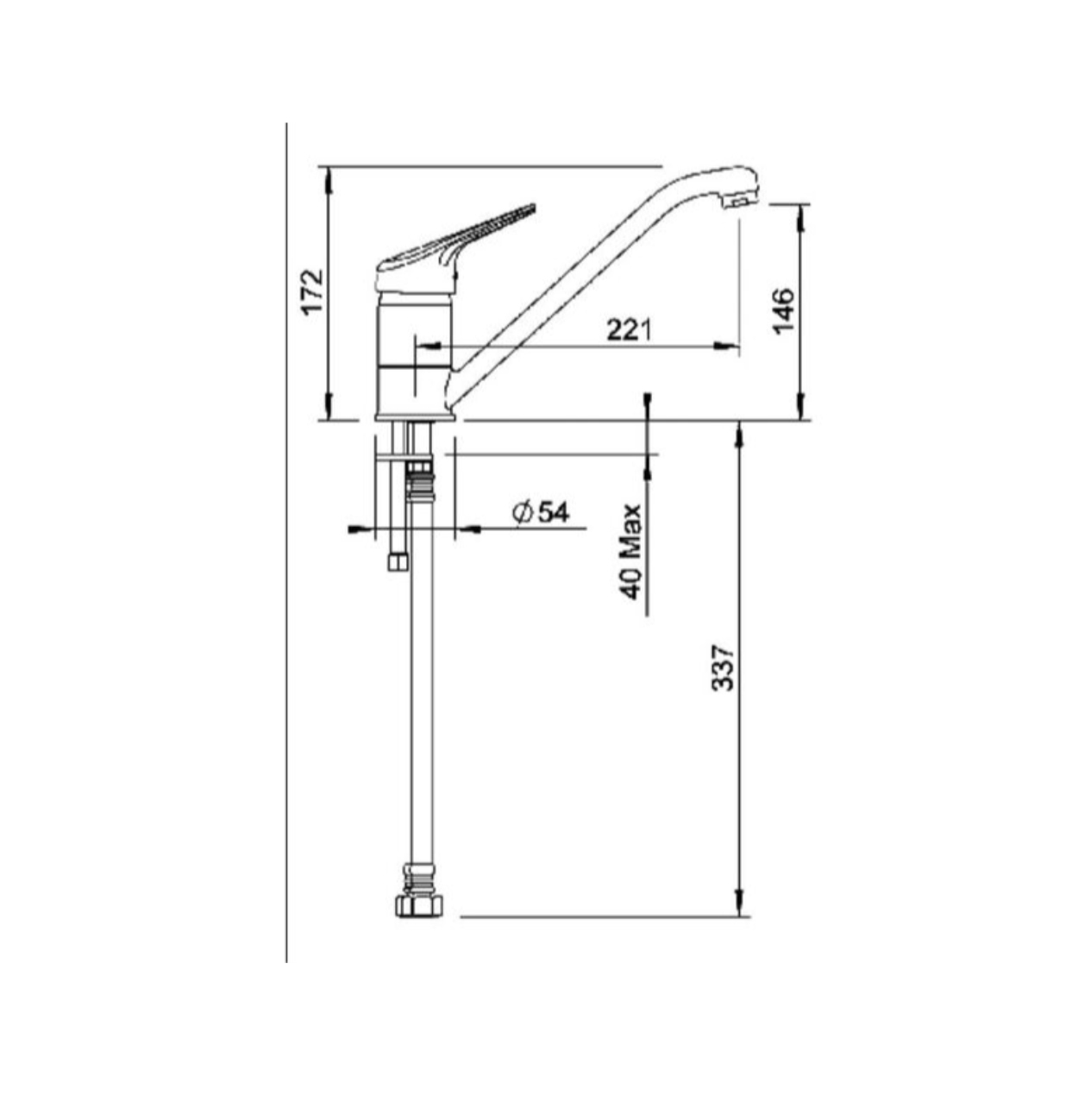 Methven Centique Sink Mixer Sink - Lead Free (CENSINK2F)