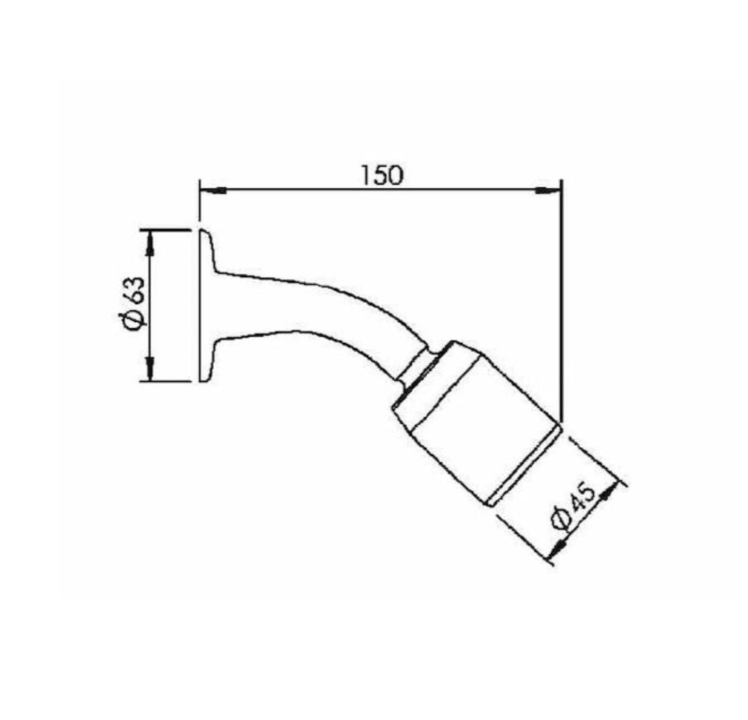 Methven Futura Shower Rose - Chrome (FU115CP)