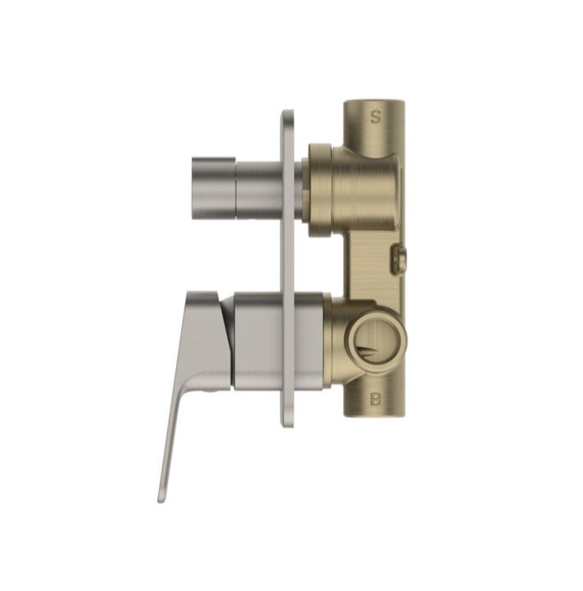 Methven Waipori MK2 Shower Mixer with Diverter - Brushed Nickel (WPSHDBN)