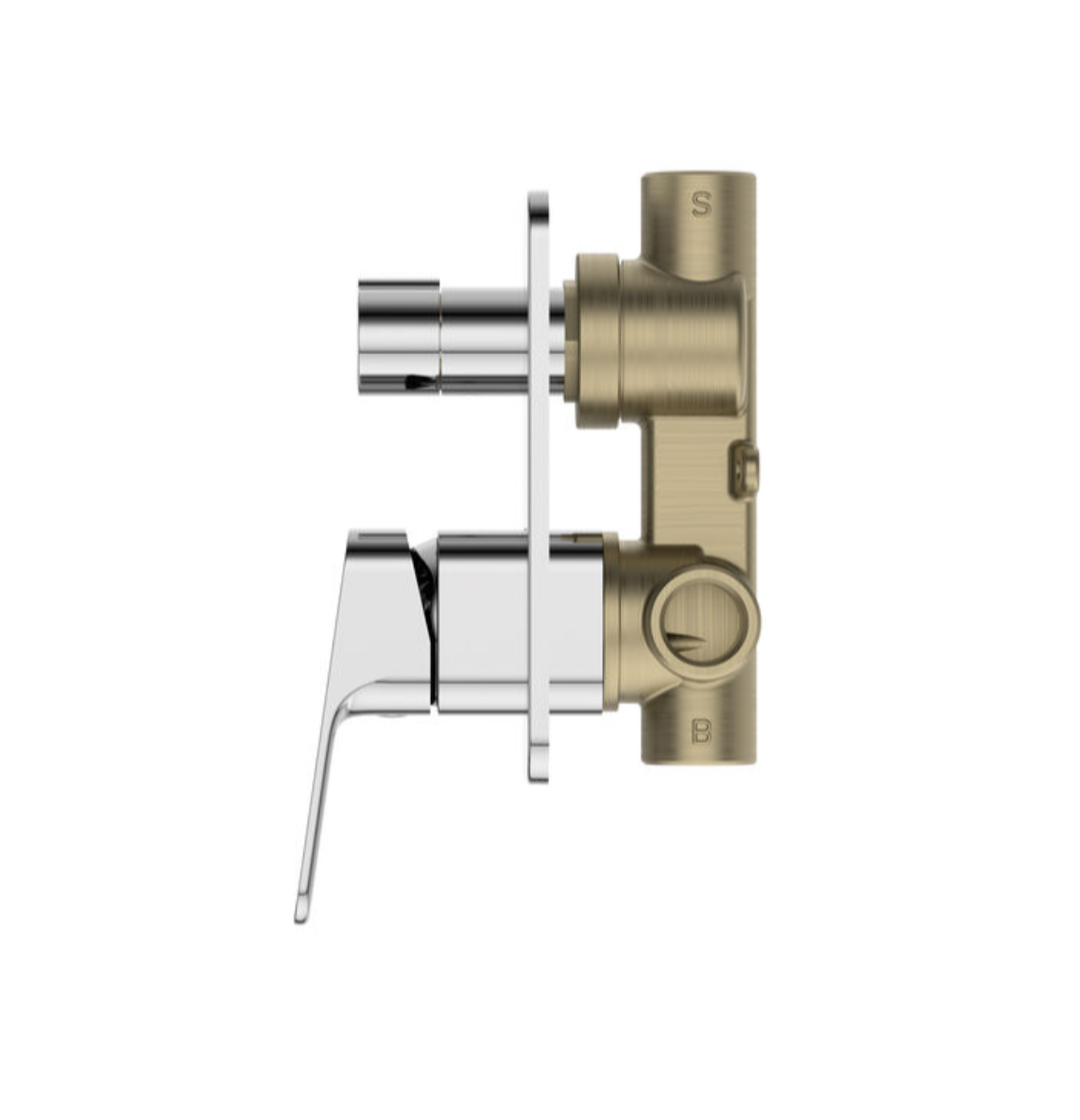 Methven Waipori MK2 Shower Mixer with Diverter - Chrome (WPSHDCP)