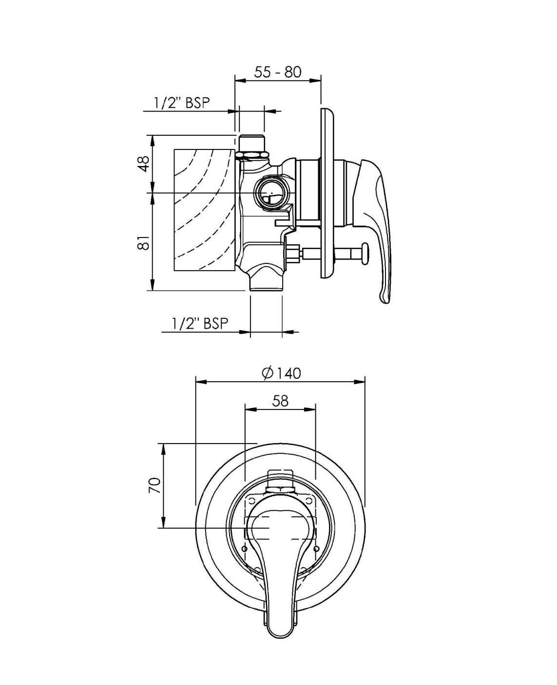 Methven Promix Shower Mixer with Diverter - Chrome (PRSHDCP2)