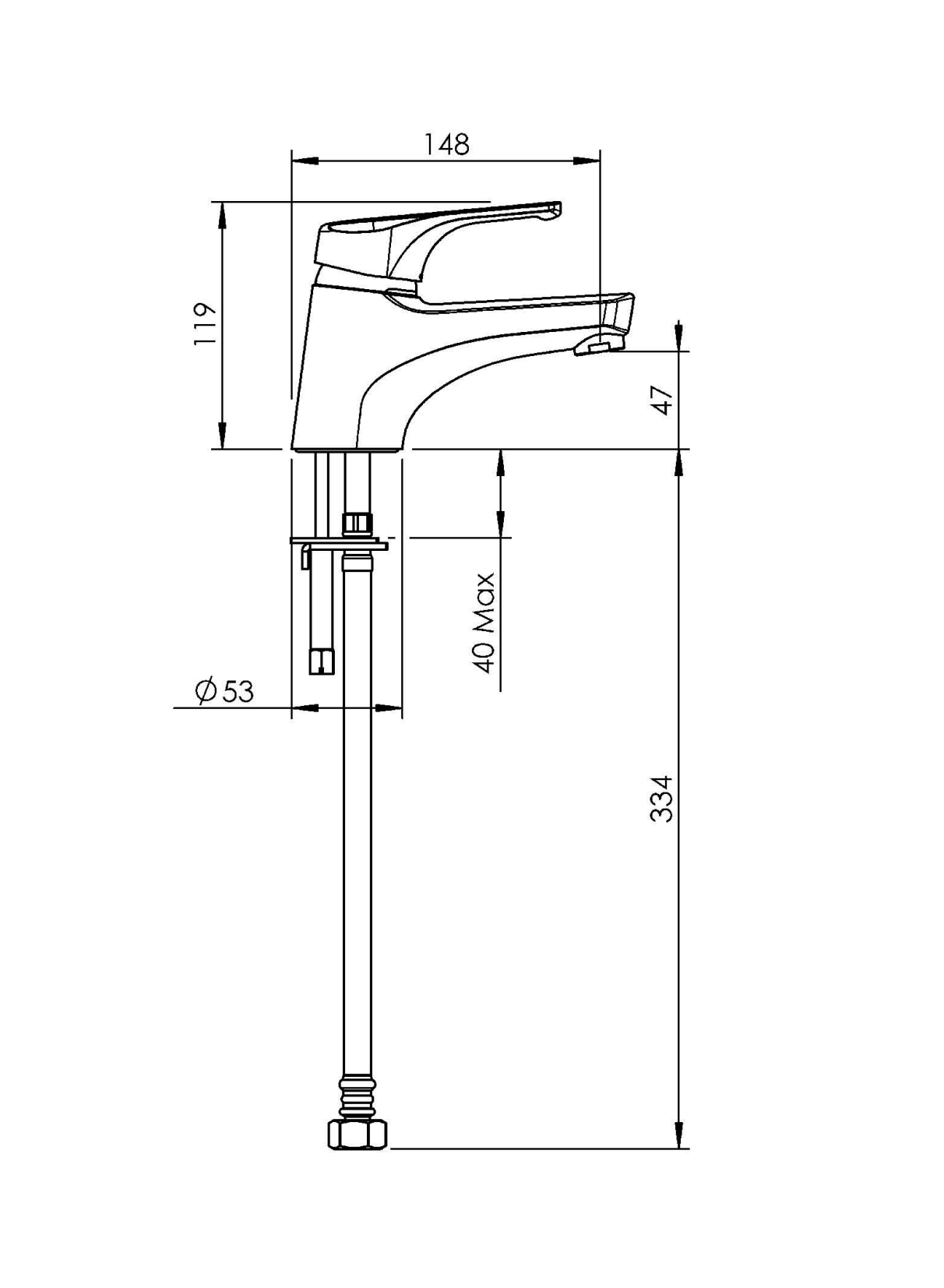 Methven Futura Basin Mixer Lead Free - Chrome (FT2050CP2F)
