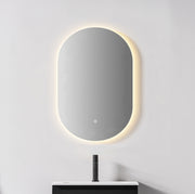 Nora Verona Oval Backlit LED Mirror with Demister (JM-OVAL-6090BL)