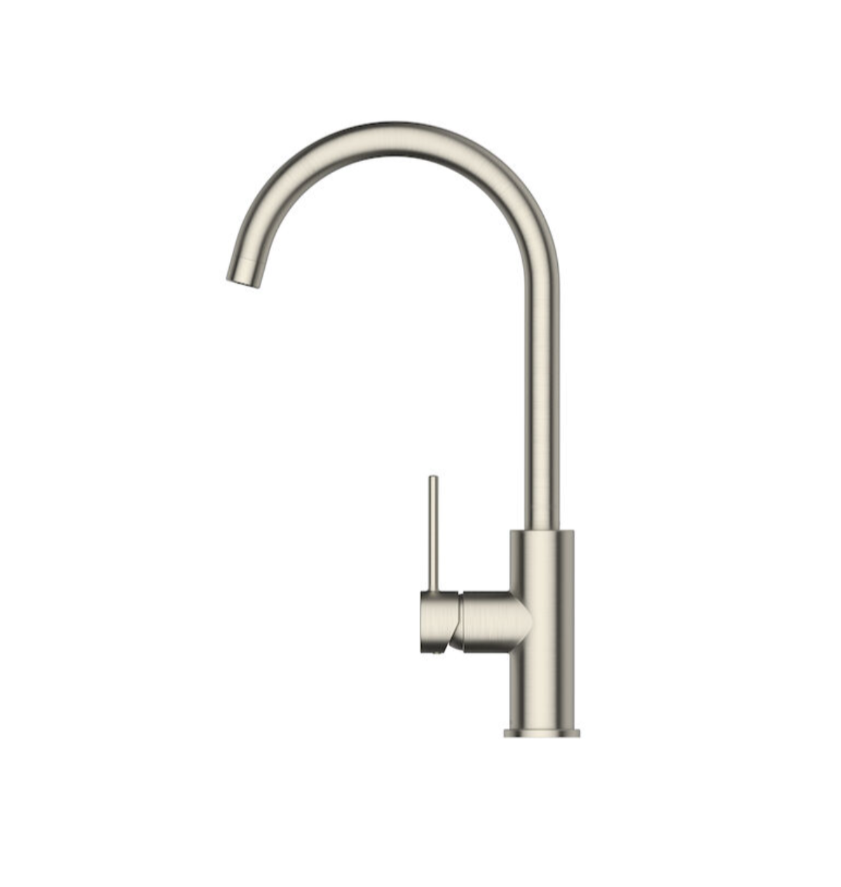 Methven Minimalist MK2 Sink Mixer Goose Neck Brushed Nickel - Lead Free (MNKGNNKF)