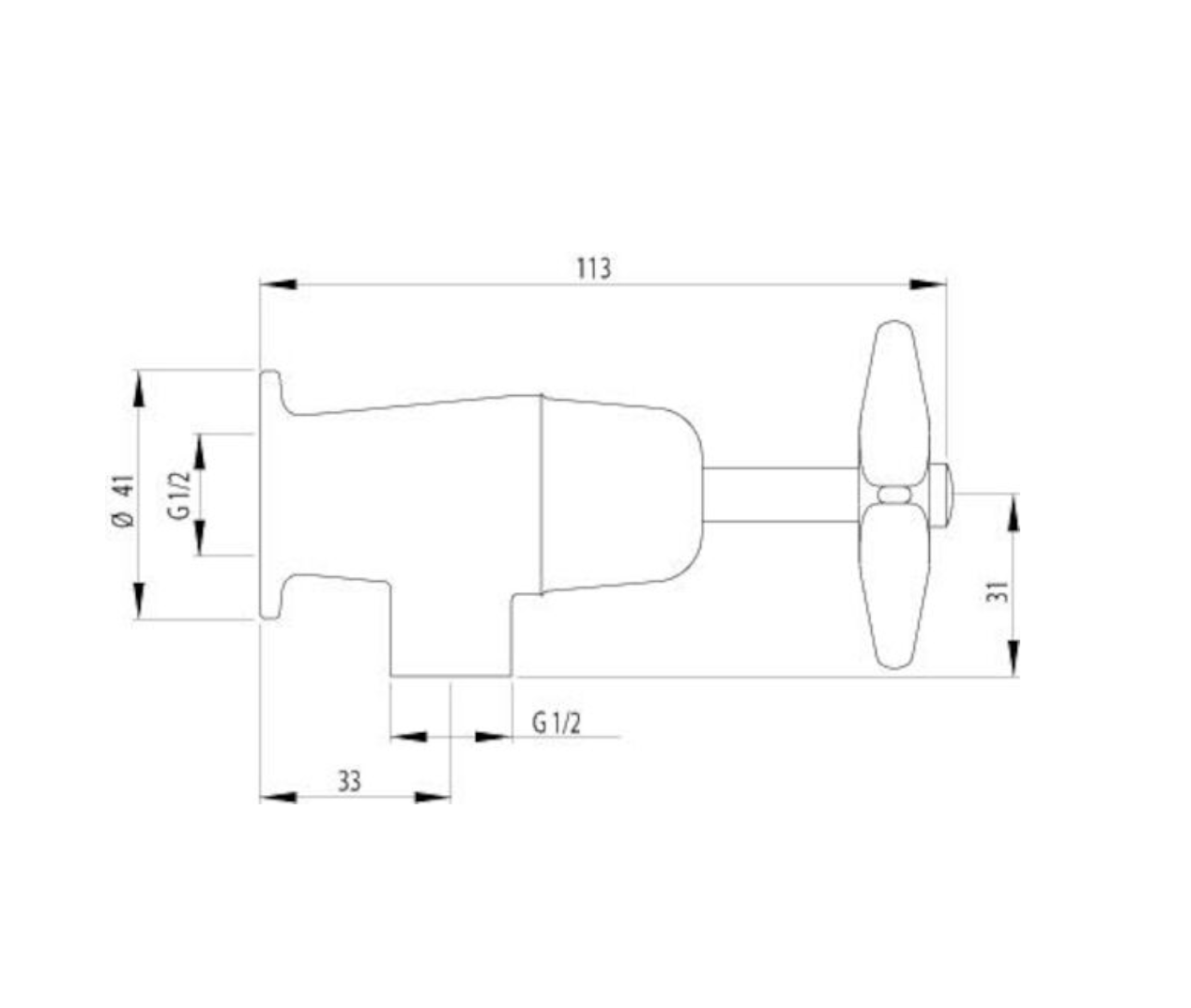 Methven Kowhai Cistern Tap (41F)