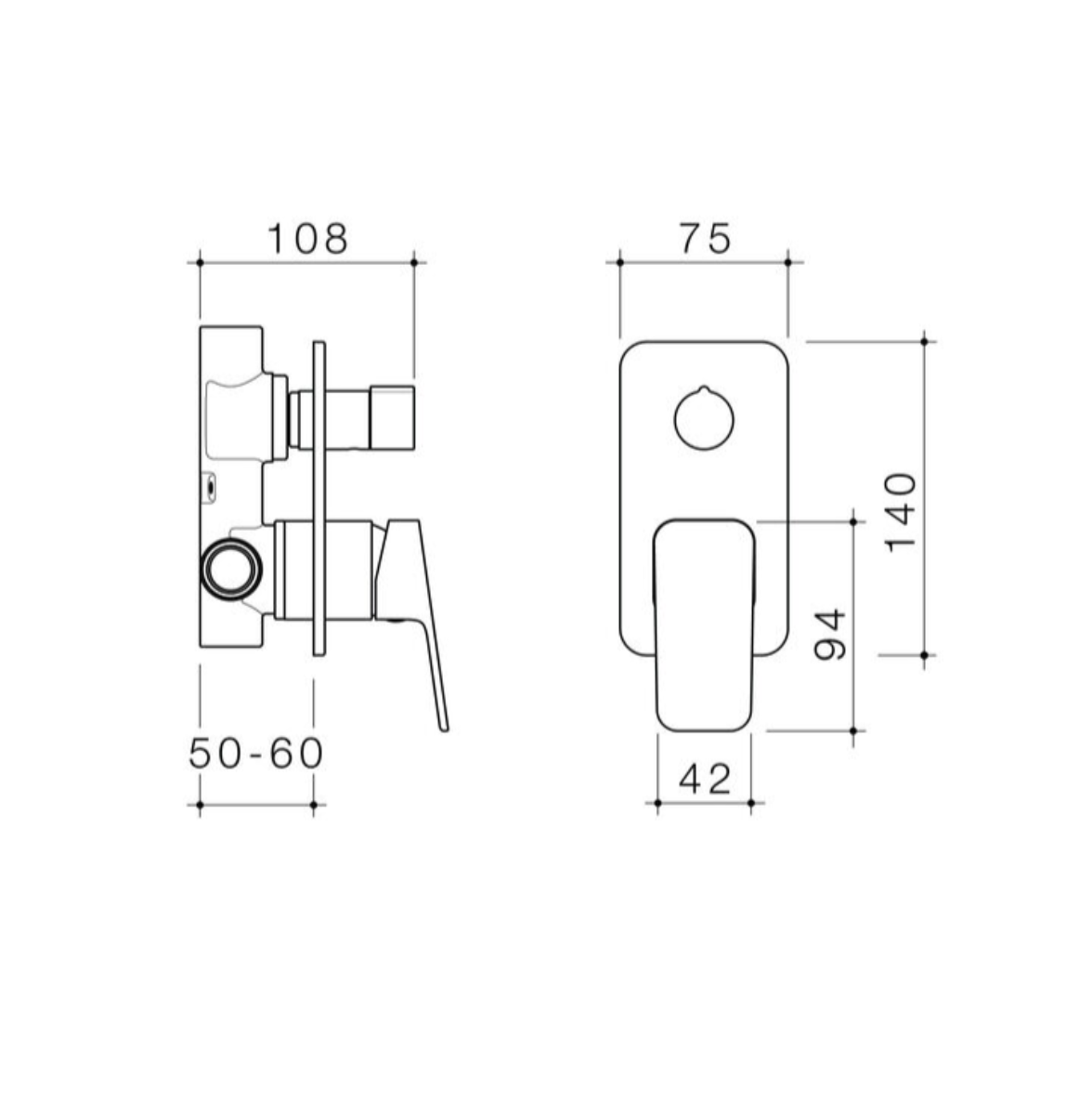 Methven Waipori MK2 Shower Mixer with Diverter - Brushed Bronze (WPSHDBBZ)
