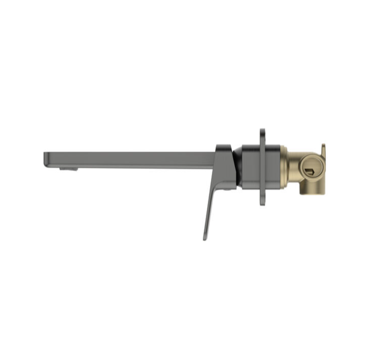 Methven Waipori MK2 Wall Basin/Bath Mixer 6S Gunmetal - Low Lead - Sales Kit (WPWBGM6F)