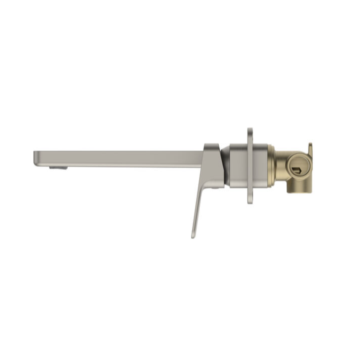 Methven Waipori MK2 Wall Basin/Bath Mixer 6S Brushed Nickel - Low Lead - Sales Kit (WPWBBN6F)