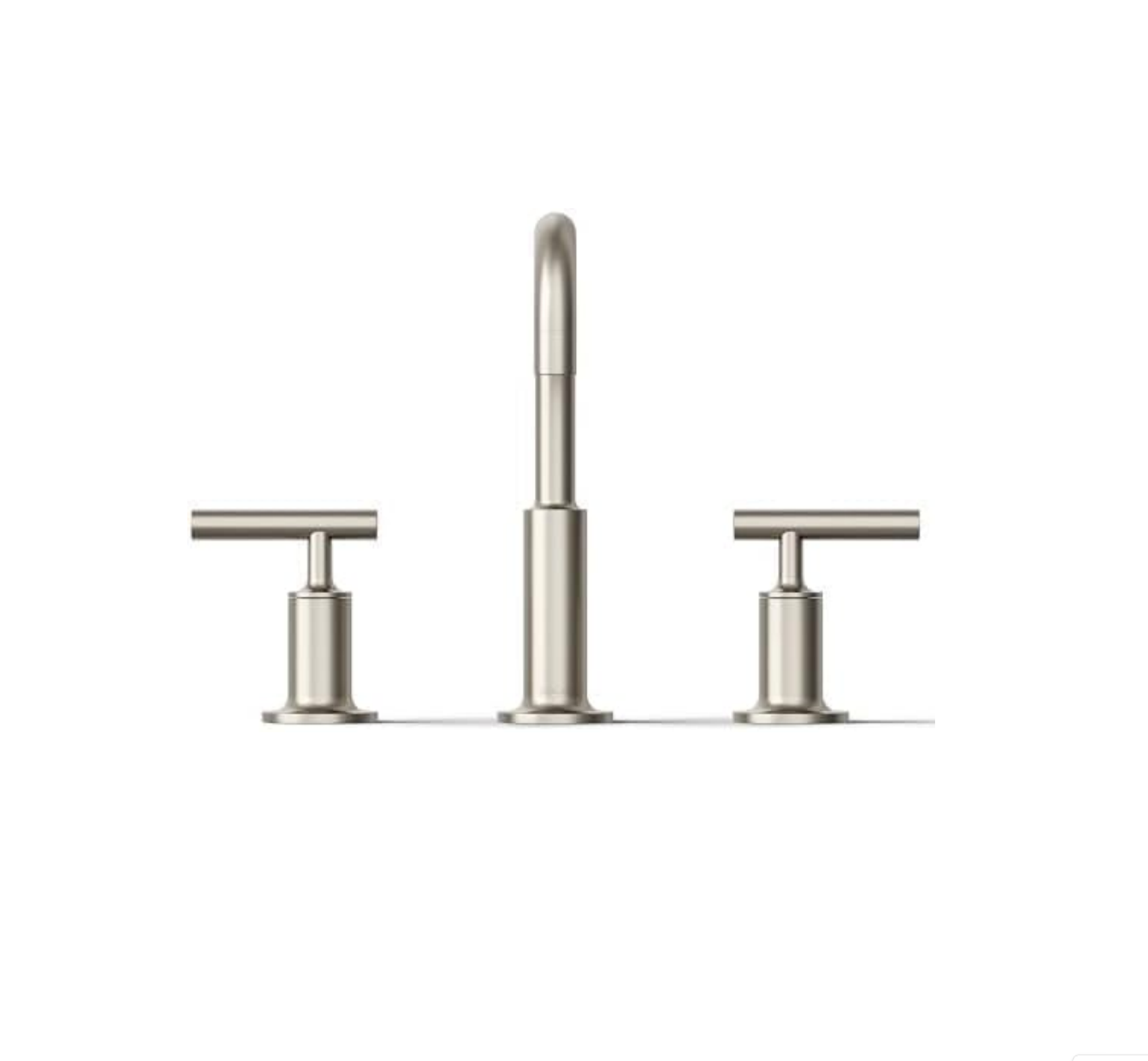 Kohler Purist Hob Mount Basin Set - Lever Handle Brushed Nickel (14406A-B4-BN)