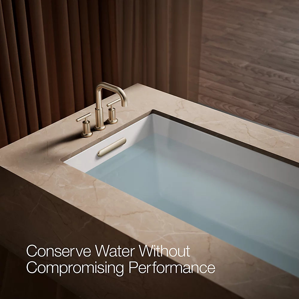 Kohler Purist Hob Mount Bath Set with Lever Handles Brushed Bronze (14428A-4-BV)