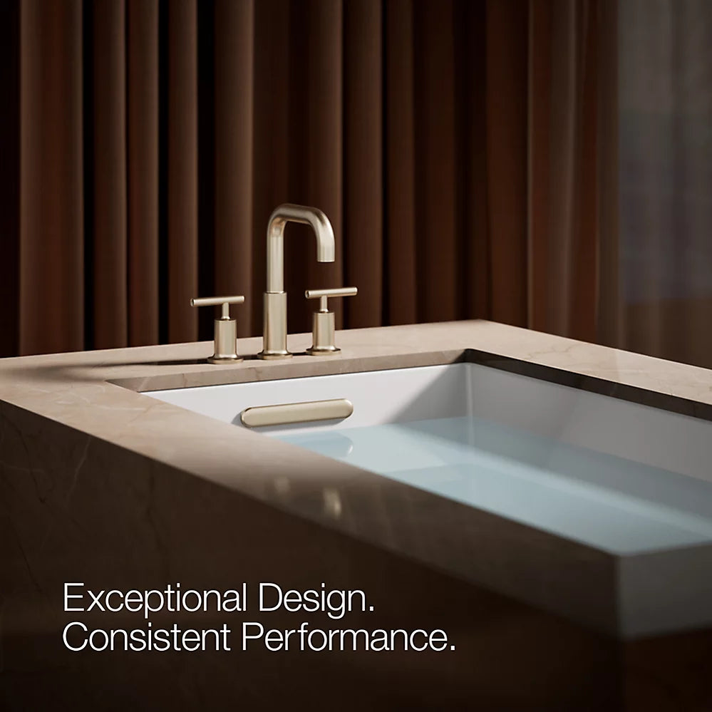 Kohler Purist Hob Mount Bath Set with Lever Handles Brushed Bronze (14428A-4-BV)