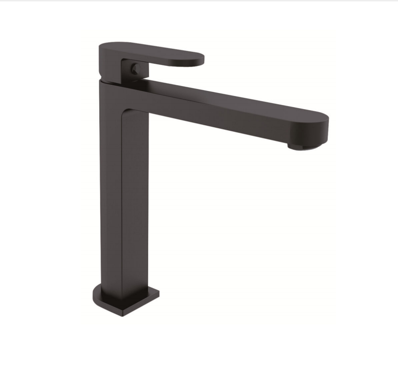 Nero Ecco Tall Basin Mixer Matte Black (NR301301AMB)