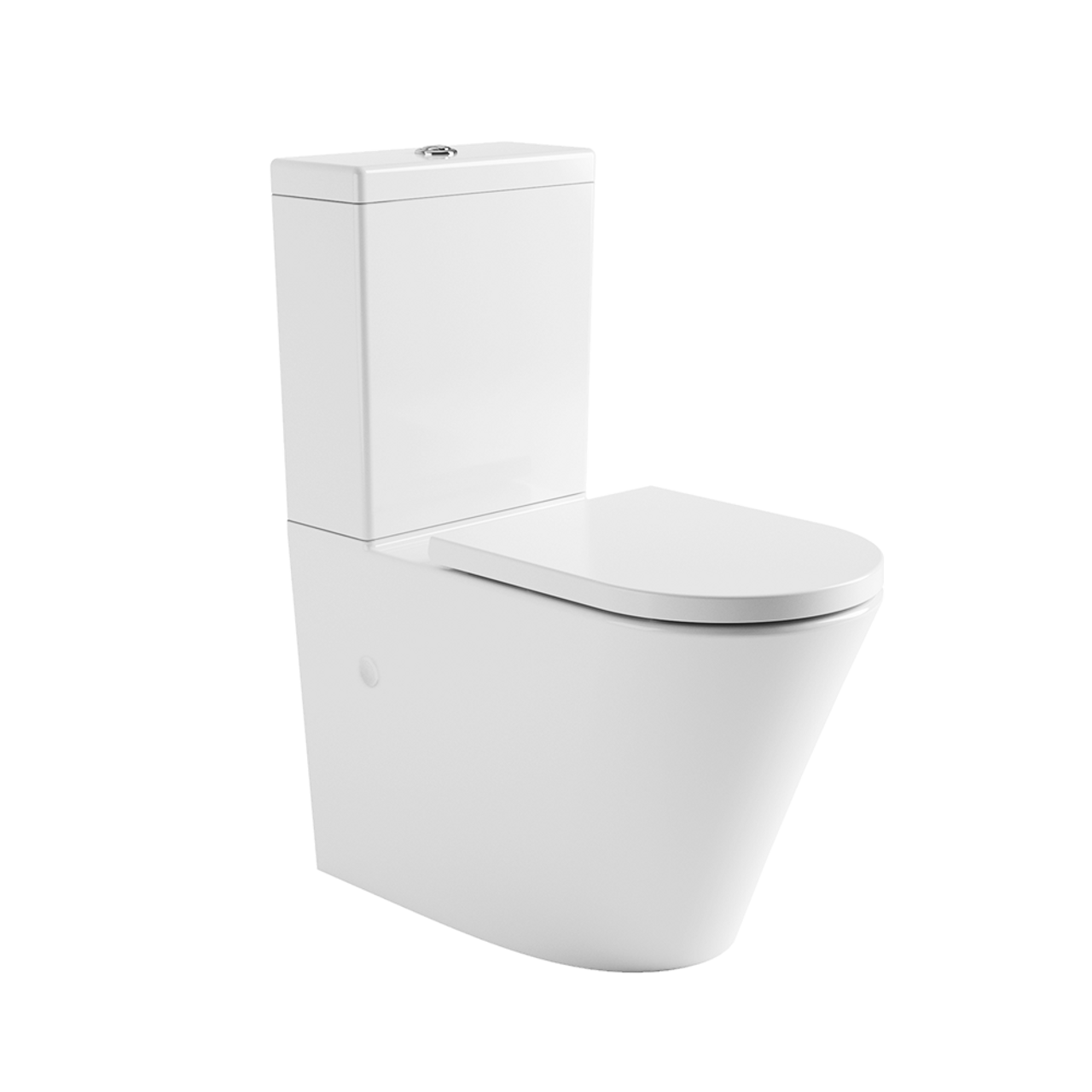 Englefield Sierra Raised Height Back to Wall Toilet Suite with Standard Flush