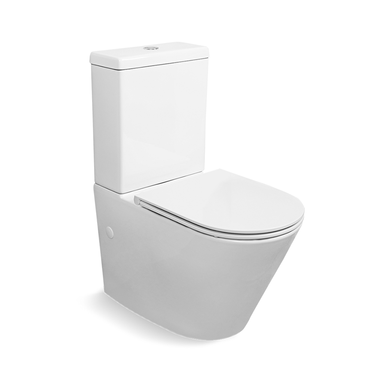 Englefield Sierra Raised Height Back to Wall Toilet Suite with Standard Flush