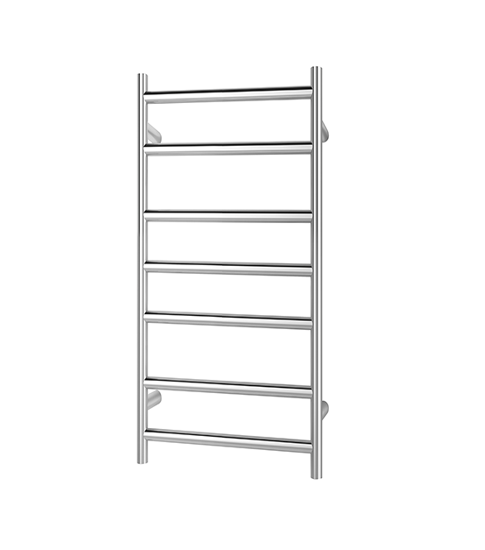 Nora Verona Heated Towel Rail Round 7 Bar H825*W450*D120 Chrome (RBHTR-CH-R8245)