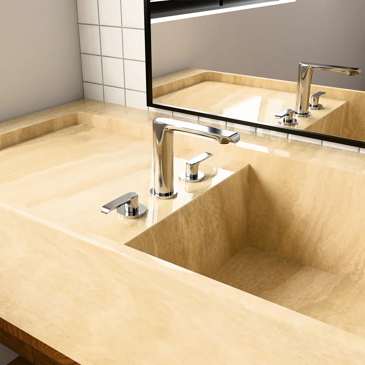 Kohler Avid 3TH Basin Set Chrome (97352T-4ND-CP)