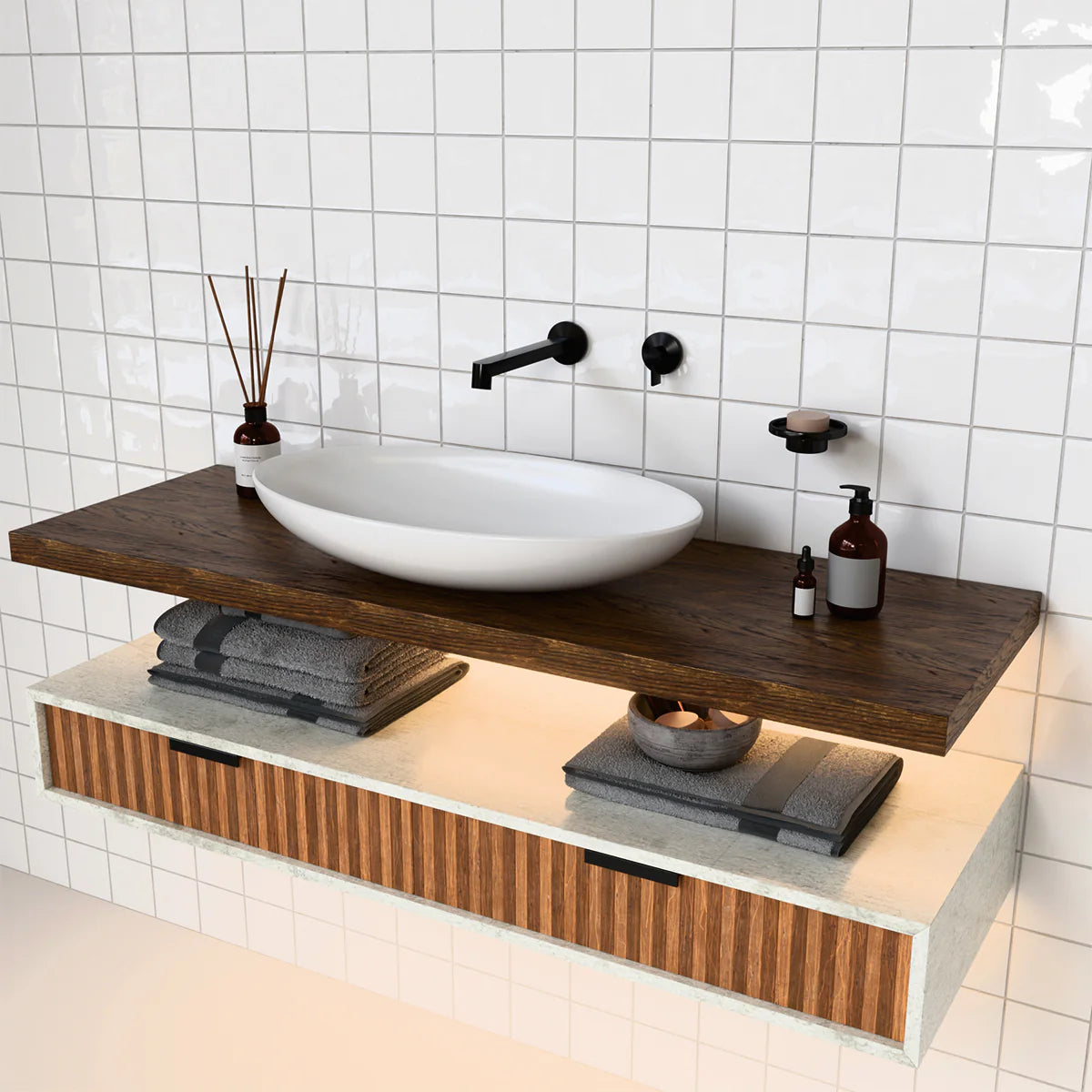 Kohler Components Row Basin Spout Matte Black (23889T-ND-BL)